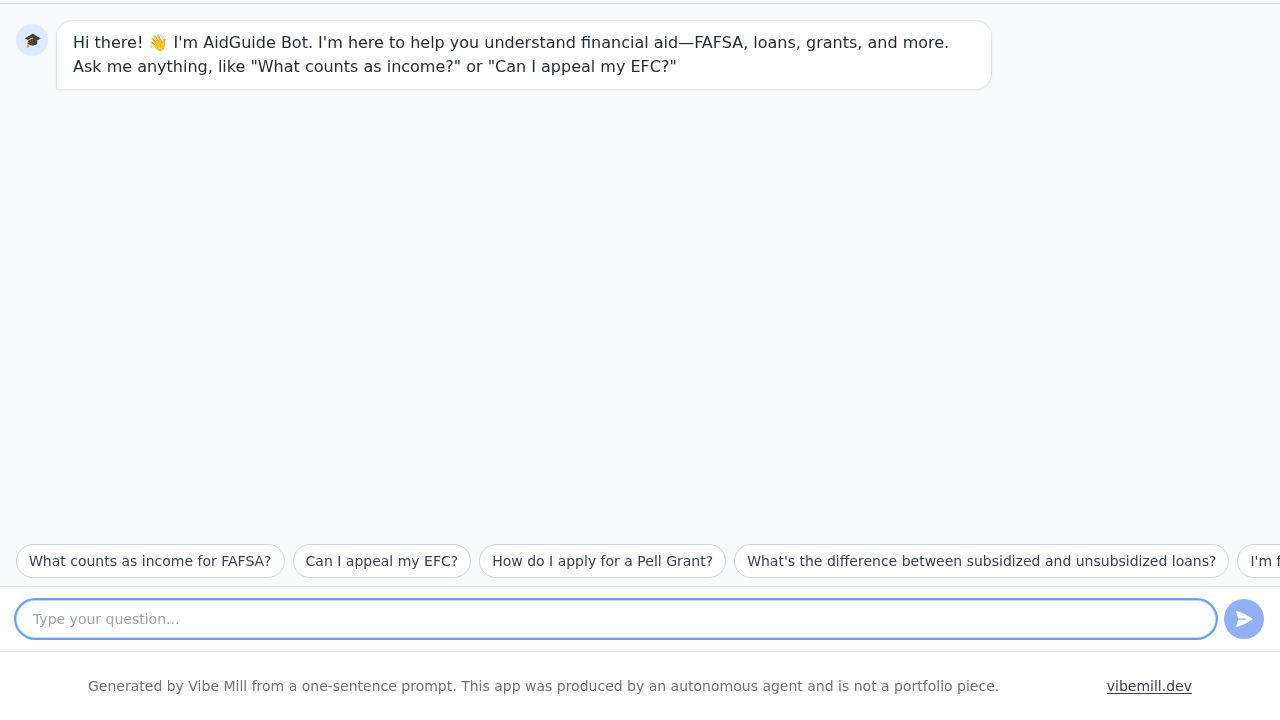 screenshot of fafsa-helper
