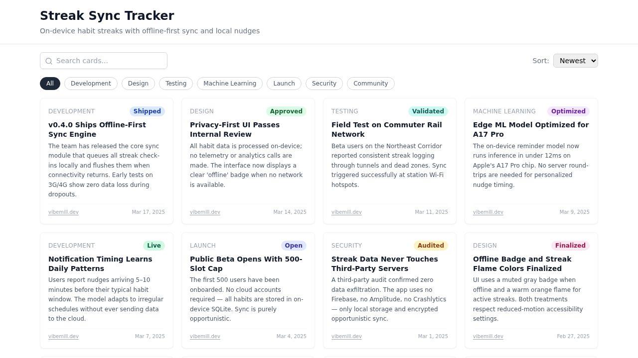 screenshot of habit-streak-local