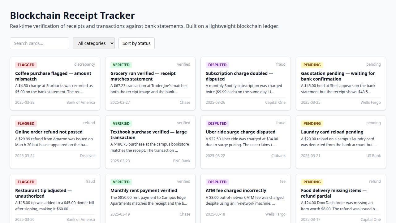 screenshot of receipt-verify-tracker