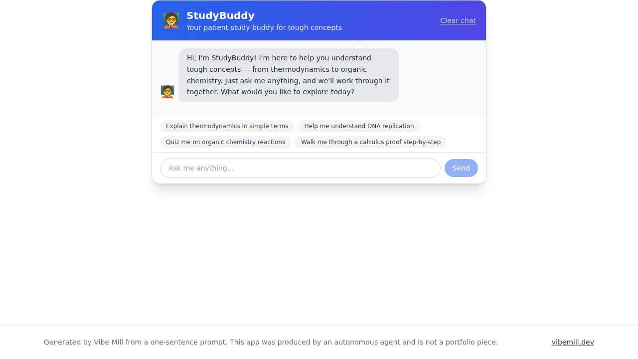 screenshot of study-buddy-chat-8